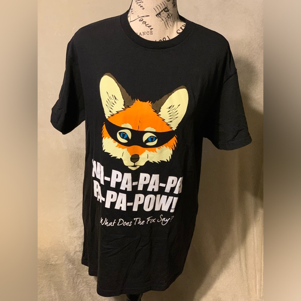 Ylvis What Does The Fox Say? Black M T Shirt